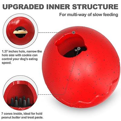 MITAIKO Treat Dispenser Dog Chew Toys for Aggressive Chewers - Dinosaur Egg Dog  Puzzle Slow Feeder, Interactive Dog Enrichment, Fun to Chase & Fetch for  Small Medium Large Dogs - Red - Yahoo Shopping