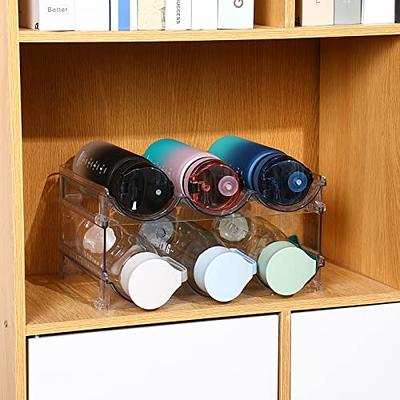 Stackable Water Bottle Storage Rack for Pantry Organizers