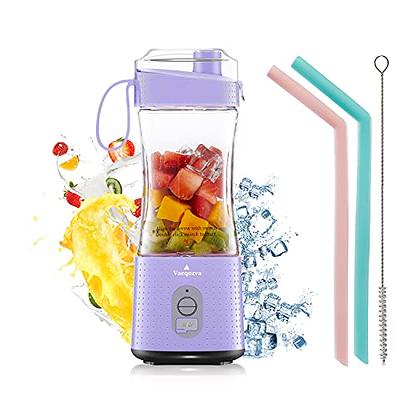Portable Blender for Shakes and Smoothies Vaeqozva Mini Blender Battery  Operated Blender Cup USB Rechargeable Personal Size Jucier for Travel Home  Sport Office & Outdoors - Yahoo Shopping