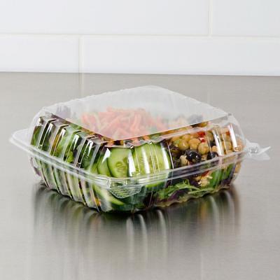 Dart Plastic Container, 3 Compartments, Hinged - 250/Case