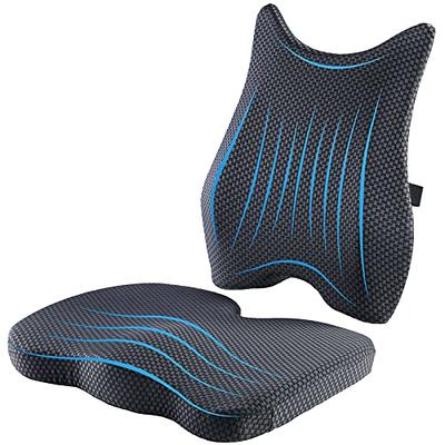 Seat Cushion & Lumbar Support Pillow: Memory Foam Chair Pad Back Cushion  for Office Chair Car Seat Wheelchair Travel, Reduce Tailbone Pressure and  Improve Comfort, Orthopedic Sciatica Hip Pain Relief - Yahoo