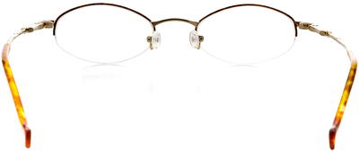 Optical Eyewear - Oval Shape, Metal Full Rim Frame - Prescription