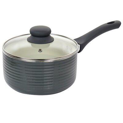 Gotham Steel Hammered Nonstick Aluminum 2.5-Quart Pot with Lid