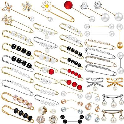 50Pcs Of Artificial Pearl Brooches Elegant Hat Safety Pins Decorative Dress  Brooch Sweater Shawl Pin Collar Women Artificial Crystal Cardigan Clip  Jewelry Girls Clothing Dress Decoration Accessories - Yahoo Shopping