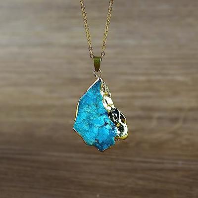 JewelersClub Sky Blue Topaz Gemstone Necklace for Women & Girls