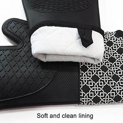 Silicone Oven Mitts And Pot Holders Set Extra Long Heat - Temu