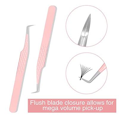 TIESOME 2 in 1 Eyelash Tweezers with Comb, 2 Pieces Eyelash Applicator Tool  Curved False Lash Tweezers Nipper Stainless Steel Eyelash Tweezers for  False Eyelashes Application - Yahoo Shopping