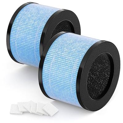 Nispira HEPA Air Filter Plus Carbon Pre Filter Replacement Compatible with Levoit Air Purifier LV-PUR131, 1 Set