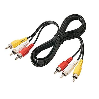 SANOXY 25 ft. 3 RCA Male to 3 RCA Male Composite Video Plus Audio Cable  CBL-LDR-RC105-1125 - The Home Depot