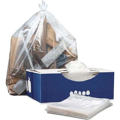 Aluf Plastics 39 in. x 58 in. 55 Gal.-60 gal. 6.0 Mil Clear Trash Bags (Pack of 15)