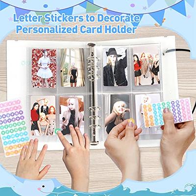 Photo Binder Book Frosted Kpop Photocard Binder Translucent Mini