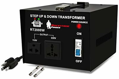 UMI Step Up 110v a 220v Convertidor de voltaje 800W para Europa y Asia  220-240V Uso de electrodomésticos en EE. UU. Canadá México - Transformador  de