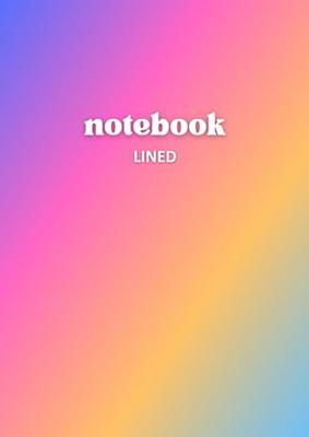 Pastel Clouds College Ruled Colored Paper Notebook: Blank Lined Journal  With Colorful Decorative Pages For Journaling, Writing, Crafting,  Scrapbooking - Yahoo Shopping