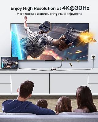 MT-VIKI HDMI Splitter 1 in 2 Out, 4K 1X2 HDMI Splitter for Dual Monitors  Duplicate/Mirror Only, Supports 3D 4K@30Hz Full HD 1080P for PS4/Xbox/Fire  Stick/Blu-Ray 