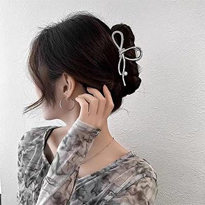 New Women Elegant Flower Pearl Metal Hair Claw Hair Clips Headband Hairpin  Fashion Hair Accessories