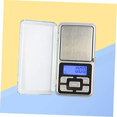 WOWOHE Food Travel Scale Portable Pocket Scale Gram Capacity 500g Degital  Kitchen Small Miniature Scale Lab Measuring Scale High Precision