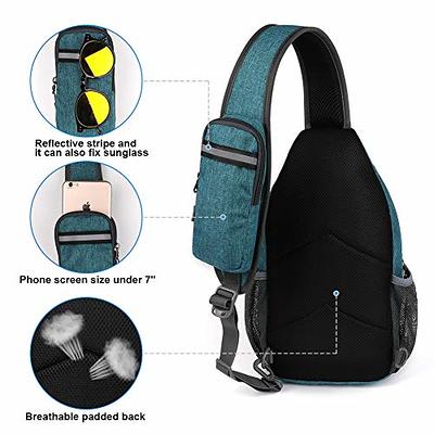 WATERFLY Crossbody Sling Backpack Sling Bag Travel Hiking Chest Bags  Daypack (Teal blue) - Yahoo Shopping