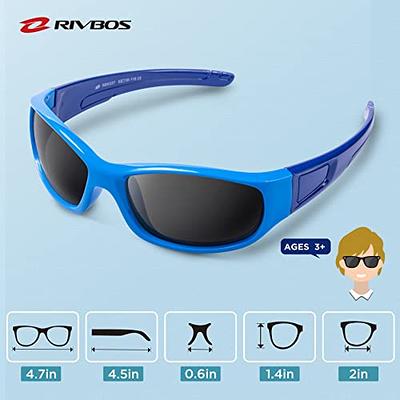 RIVBOS Kids Sunglasses For Girls Polarized