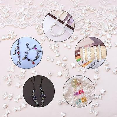 200pcs/bag White Popular Nail Art Pearl Decorations In Different