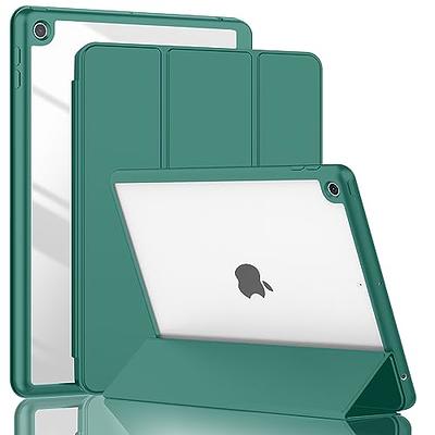 iMieet iPad 9th Generation Case 2021/iPad 8th Generation Case 2020 10.2  Inch with Pencil Holder, iPad 7th Gen 2019 Case with Soft Baby Skin  Silicone