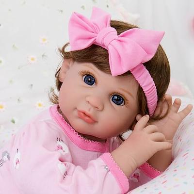 Aori Lifelike Reborn Baby Dolls - Realistic Newborn Girl Doll, Pink Set for  Kids 3+