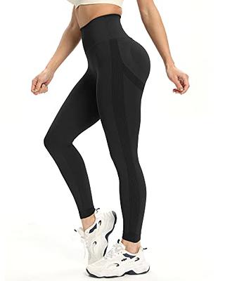 Buy Oalka Women's Joggers High Waist Yoga Pockets Sweatpants Sport Workout  Pants, Checker Black Grey, Medium at