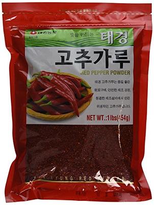 Korean Red Chili Pepper Flakes Powder Gochugaru (1.1 lb) 