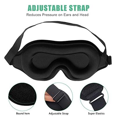 Eye Mask for Sleeping, 2 Pack 3D Contoured Sleep Eye Mask with Adjustable  Strap, BeeVines Molded Night Eye Sleep Mask for Lash Extensions, Eye Shade  Cover for Traveling Yoga Nap - Yahoo Shopping