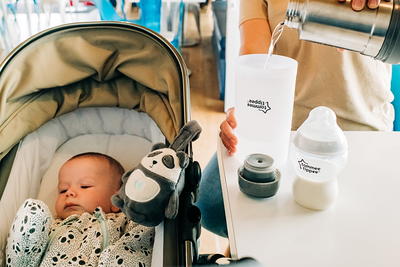 Tommee Tippee Portable Travel Baby Bottle and Food Warmer, Ideal for  Travel, Thermal Insulation, Stainless Steel Flask with Leak-Proof Lid, BPA  Free