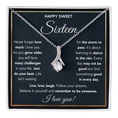 Sweet 16 Gifts for Girls Jewelry Box Daughter 16th Birthday Inspirational  Gifts for Girls Sweet Sixteen Gifts for 16 Year Old Girl Happy Sixteen Bday