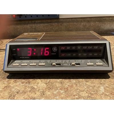 Ge Vintage Alarm Clock Radio Model 7-4616A - Two Wake Times - Yahoo Shopping