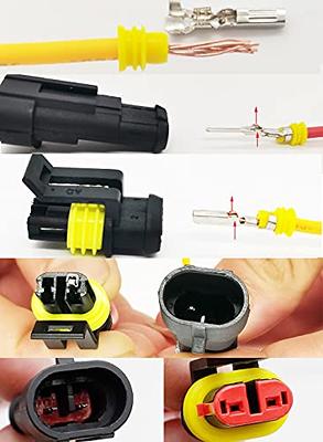 Twippo 352Pcs Waterproof Car Electrical Connector Terminals