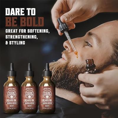 Viking Revolution Beard Wash & Beard Conditioner Set w/Argan & Jojoba Oils - Sof