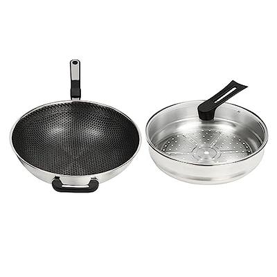 de Buyer MINERAL B Carbon Steel Country Fry Pan - 9.5” - Ideal for  Sauteing, Simmering, Deep Frying & Stir Frying - Naturally Nonstick - Made  in