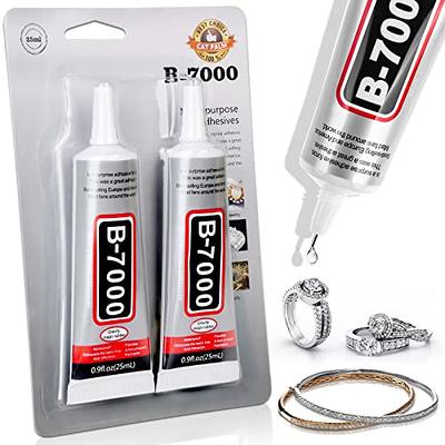 E-6000 Glue Mini Tubes, Adhesive for Crafts, Glue for Craft, Multi  Purpose Glue, Transparent, Pack of 4