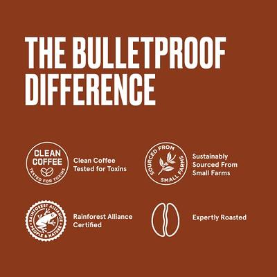 Bulletproof Original Medium Roast Whole Bean Coffee, 12 Ounces, 100%  Arabica Coffee Sourced from Guatemala, Colombia, & El Salvador