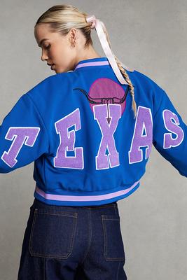 Women's League Collegiate Wear Ash Texas Longhorns 1636 Cropped