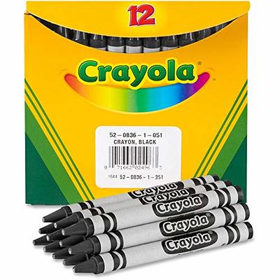 Crayola Crayons, Black, Single Color Crayon Refill, 12 Count Bulk Crayons,  School Supplies - Yahoo Shopping