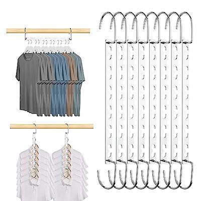 Space Saving Hanger Hooks Clothes Hanger Connector Hooks As-seen-on-tv, 36pcs Triangle Hooks for Saving Closet Space Closet Organizers Space Savers
