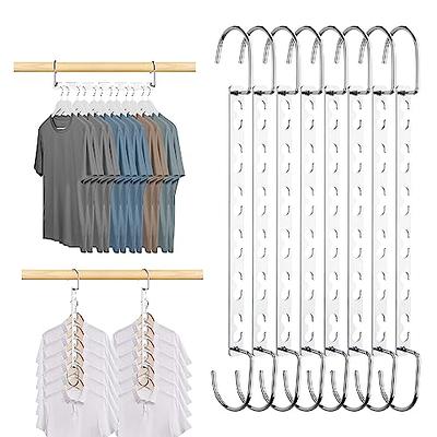 6Pack Magic Hangers Space Saving Hangers Closet Space Saver Hanger  Organizer NEW