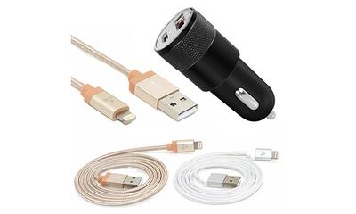 Fast Car Charger Adapter With Cable For iPhone 11/11 Pro/11 Pro