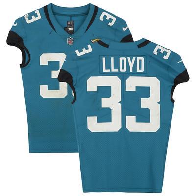 Devin Lloyd Jacksonville Jaguars Game-Used #33 Black Jersey vs. Dallas  Cowboys on December 18 2022