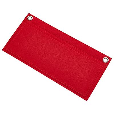 WADORN Felt Purse Organizer Insert, Handbag Liner Organizer Women Pochette  Conversion Kit Rectangle Envelope Bag Insert Liner with Grommet Eyelets for  LV Kirigami Wallet, 10.2x5 Inch(Red) - Yahoo Shopping