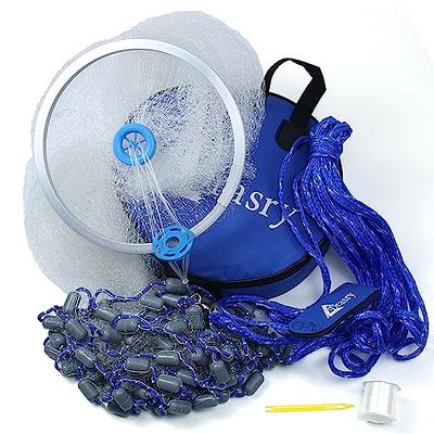 Drasry Fishing Cast Net with Heavily sinkers for Saltwater