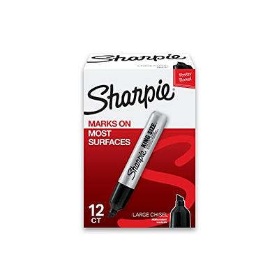 SHARPIE King Size Permanent Markers Large Chisel Tip & Sharpie 38201 Permanent  Markers, Chisel Tip, Black & SHARPIE Permanent Markers, Ultra Fine Point,  Black - Yahoo Shopping