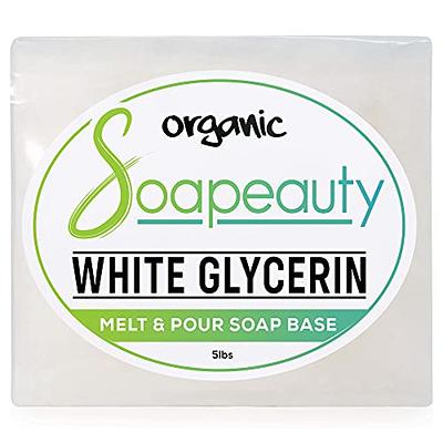 White or Clear Glycerine Soap - DIY Beauty, BULK by LB