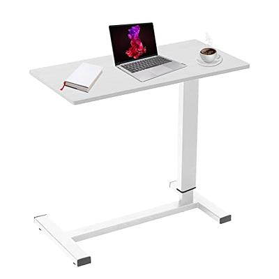  LOHISHILO Mobile Stand Up Desk Adjustable Laptop Desk