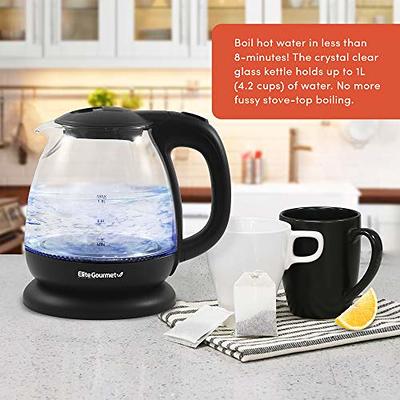 Transparent Quick-Boil Glass Kettle with 7 Liter Capacity