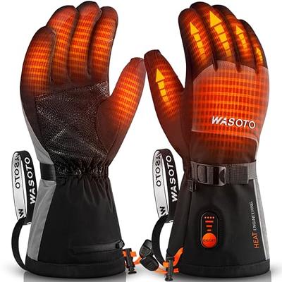 Heated Gloves for Men Women 7.4V Battery 22.2WH Rechargeable Heated Ski  Gloves Touchscreen Waterproof Electric Heated Fishing Gloves for Winter  Outdoor Work Skiing Hiking Camping Raynaud Riding(2XL) - Yahoo Shopping