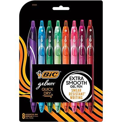 Sharpie 2096148 S-Gel Assorted Ink with Black Barrel 0.7mm Retractable Gel  Pen - 8/Pack